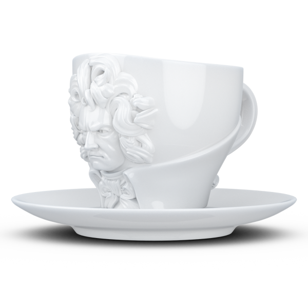 Yetenek fincanı ''Ludwig van Beethoven'' beyaz, 260 ml