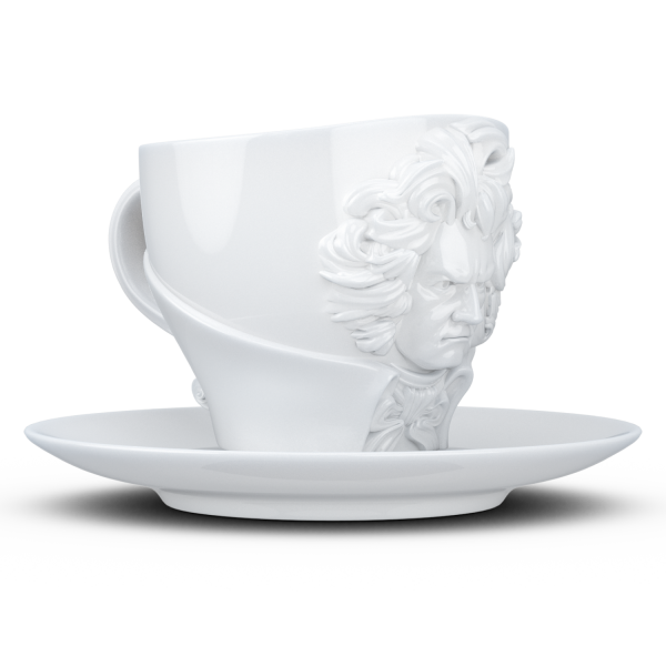 Yetenek fincanı ''Ludwig van Beethoven'' beyaz, 260 ml