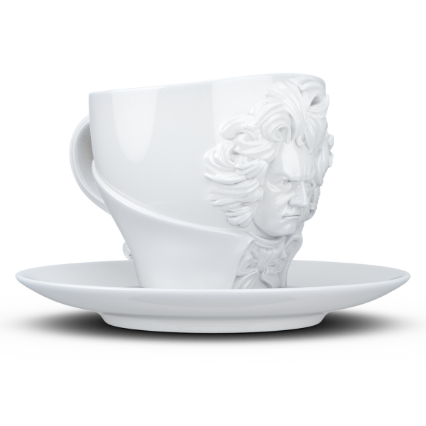 Yetenek fincanı ''Ludwig van Beethoven'' beyaz, 260 ml