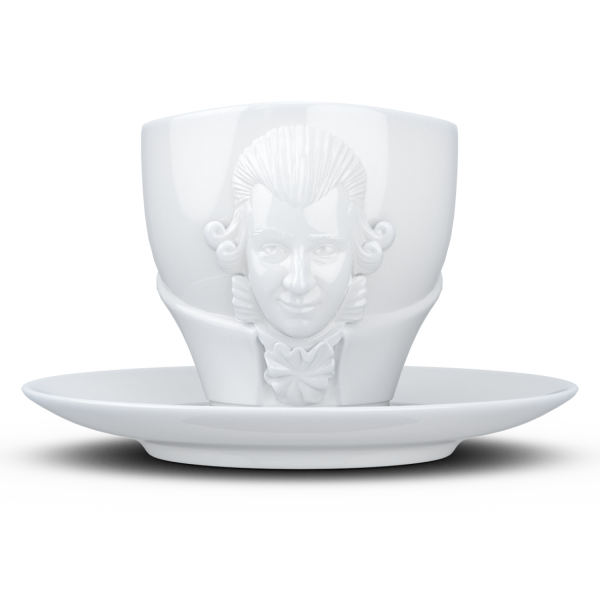Yetenek fincanı ''Wolfgang Amadeus Mozart'' beyaz, 260 ml