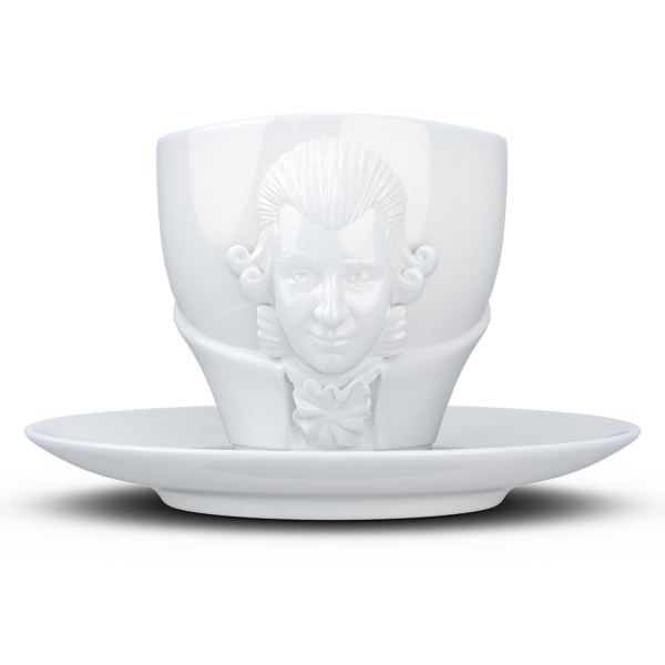 Yetenek fincanı ''Wolfgang Amadeus Mozart'' beyaz, 260 ml