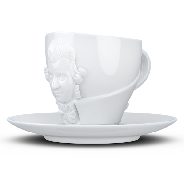 Yetenek fincanı ''Wolfgang Amadeus Mozart'' beyaz, 260 ml