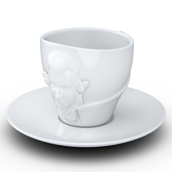 Yetenek fincanı ''Wolfgang Amadeus Mozart'' beyaz, 260 ml