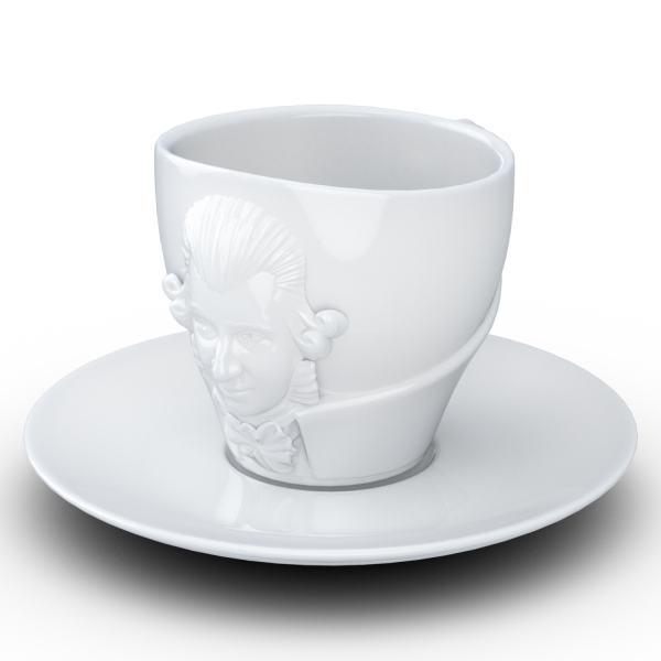 Yetenek fincanı ''Wolfgang Amadeus Mozart'' beyaz, 260 ml