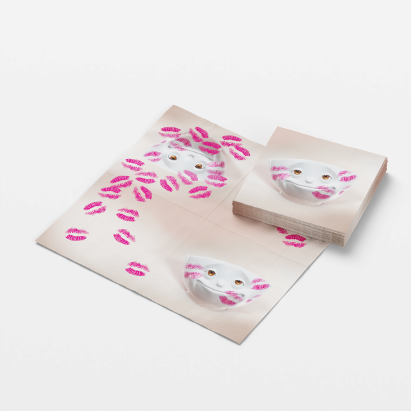 Kağıt Peçete Öpücüklü