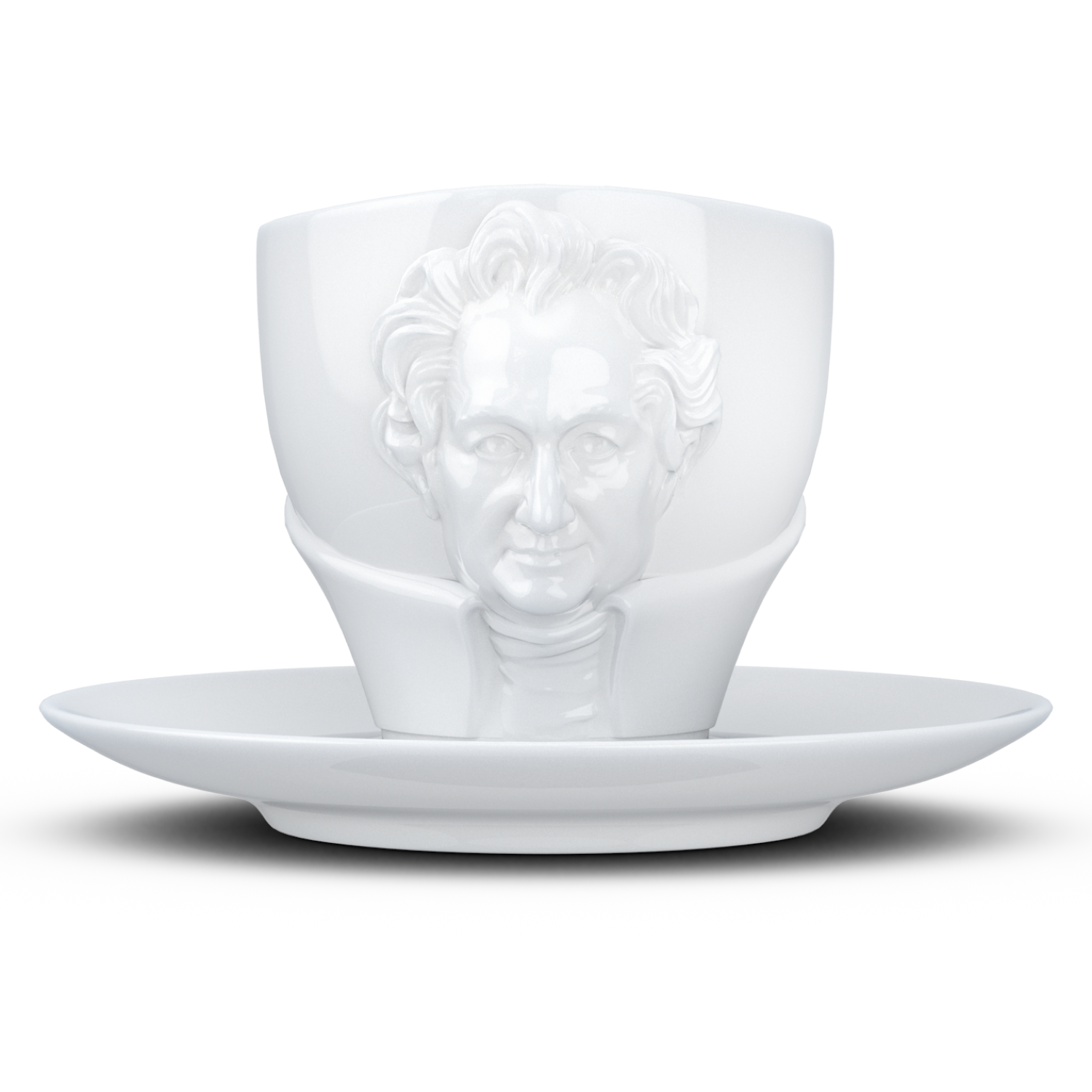 Yetenek fincanı ''Johann Wolfgang von Goethe'' Beyaz, 260 ml