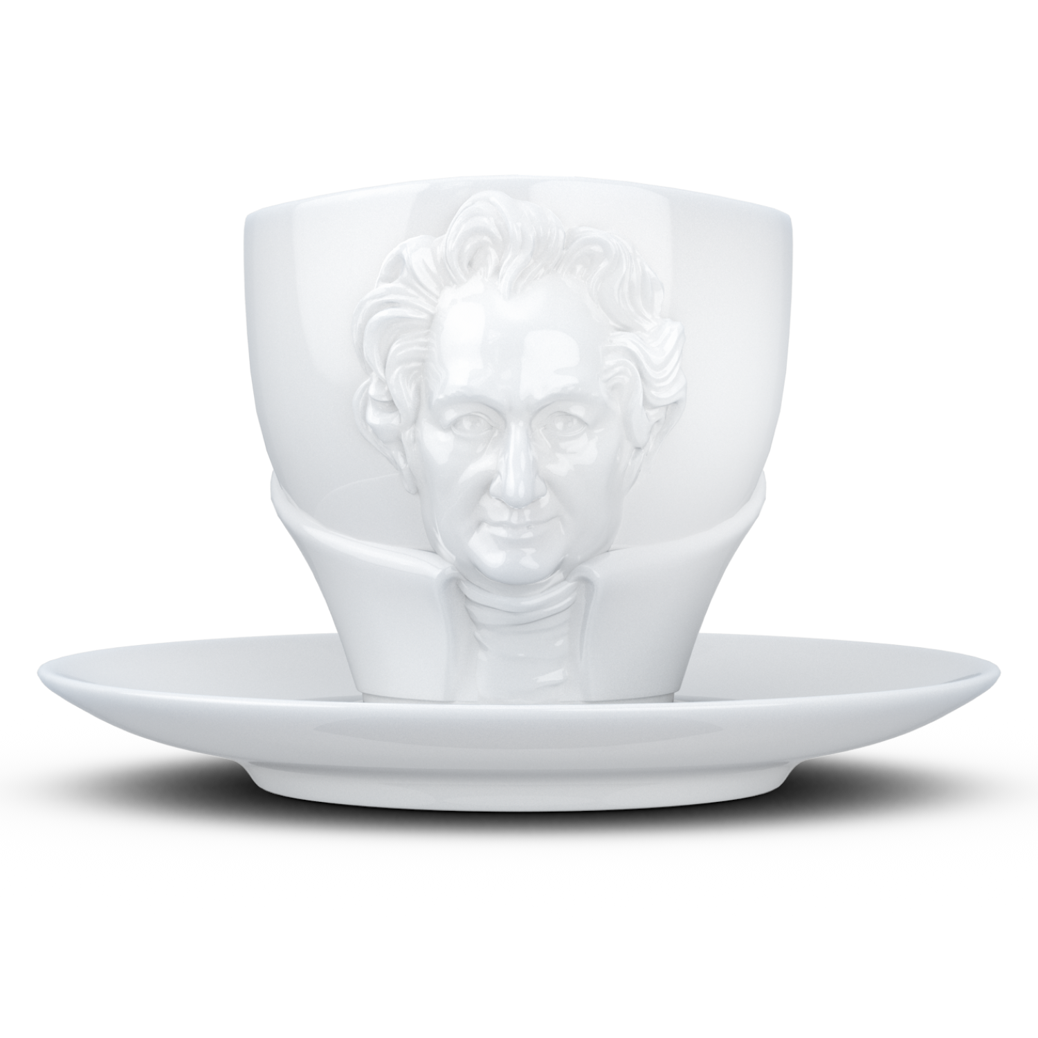 Yetenek fincanı ''Johann Wolfgang von Goethe'' Beyaz, 260 ml