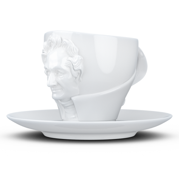Yetenek fincanı ''Johann Wolfgang von Goethe'' Beyaz, 260 ml