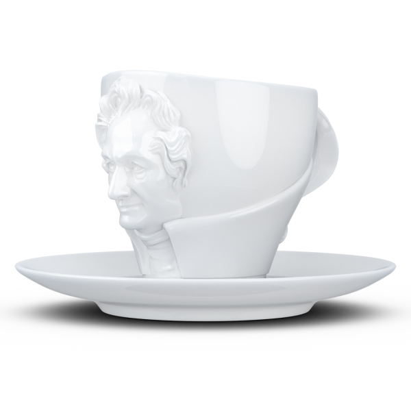 Yetenek fincanı ''Johann Wolfgang von Goethe'' Beyaz, 260 ml