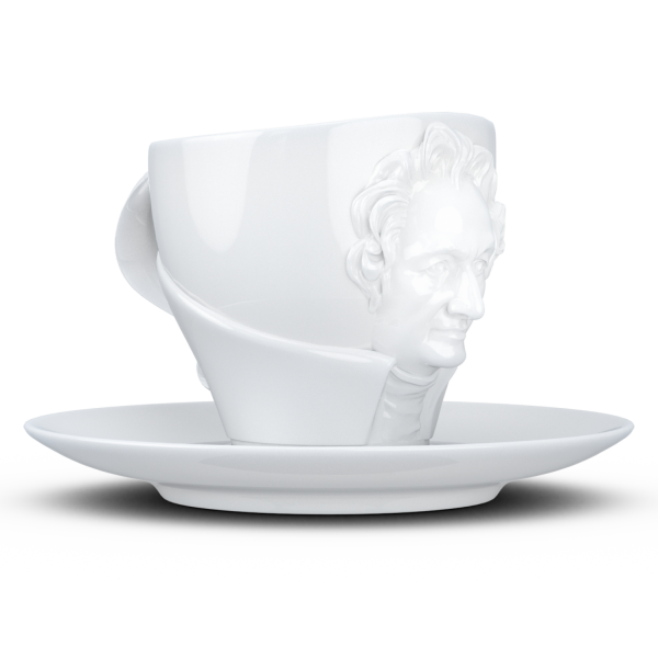 Yetenek fincanı ''Johann Wolfgang von Goethe'' Beyaz, 260 ml