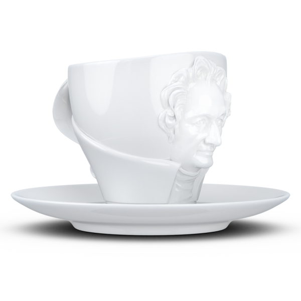Yetenek fincanı ''Johann Wolfgang von Goethe'' Beyaz, 260 ml