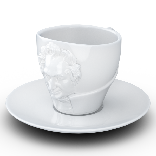 Yetenek fincanı ''Johann Wolfgang von Goethe'' Beyaz, 260 ml