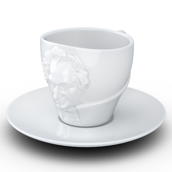 Yetenek fincanı ''Johann Wolfgang von Goethe'' Beyaz, 260 ml