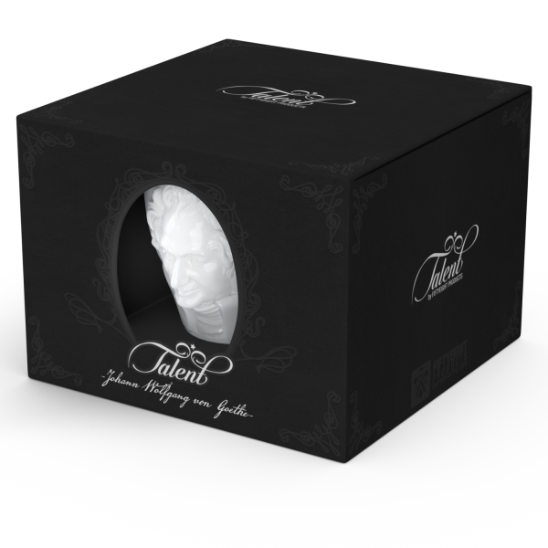 Yetenek fincanı ''Johann Wolfgang von Goethe'' Beyaz, 260 ml