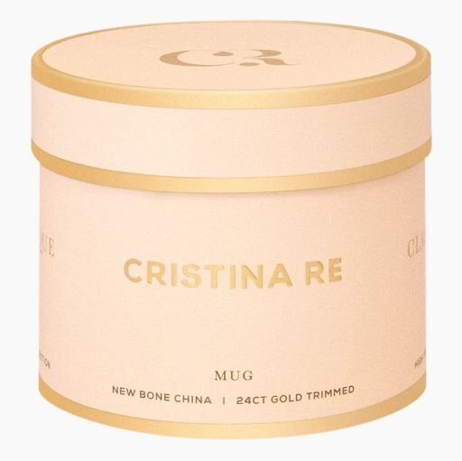 Pembe Çizgili 2 li Kahve Fincanı