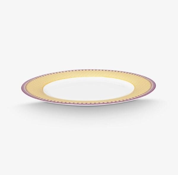 Lily & Lotus Sarı Porselen Yemek Tabağı 26,5 Cm