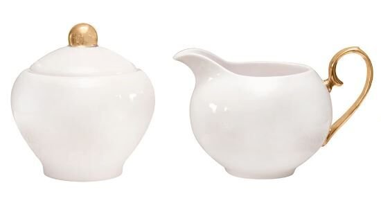 Fildişi Sütlük&Şekerlik Seti