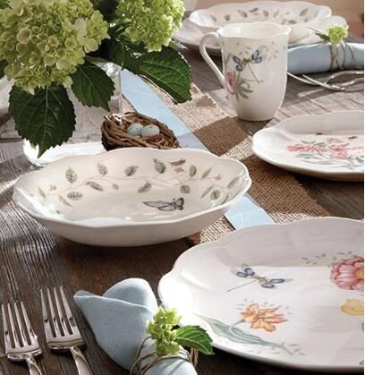 Butterfly Meadow Çukur Tabak, 23 cm