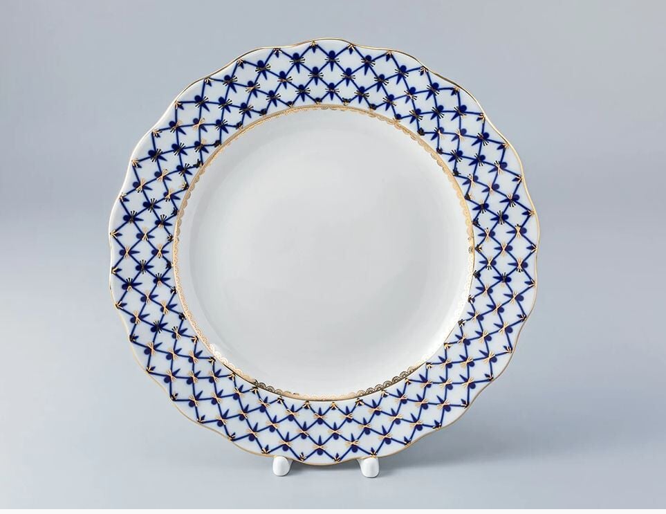 Tulip Cobalt Net Yemek Tabağı 27 CM