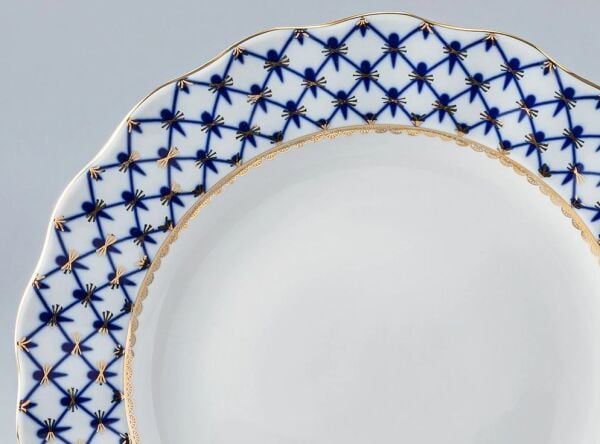 Tulip Cobalt Net Yemek Tabağı 27 CM