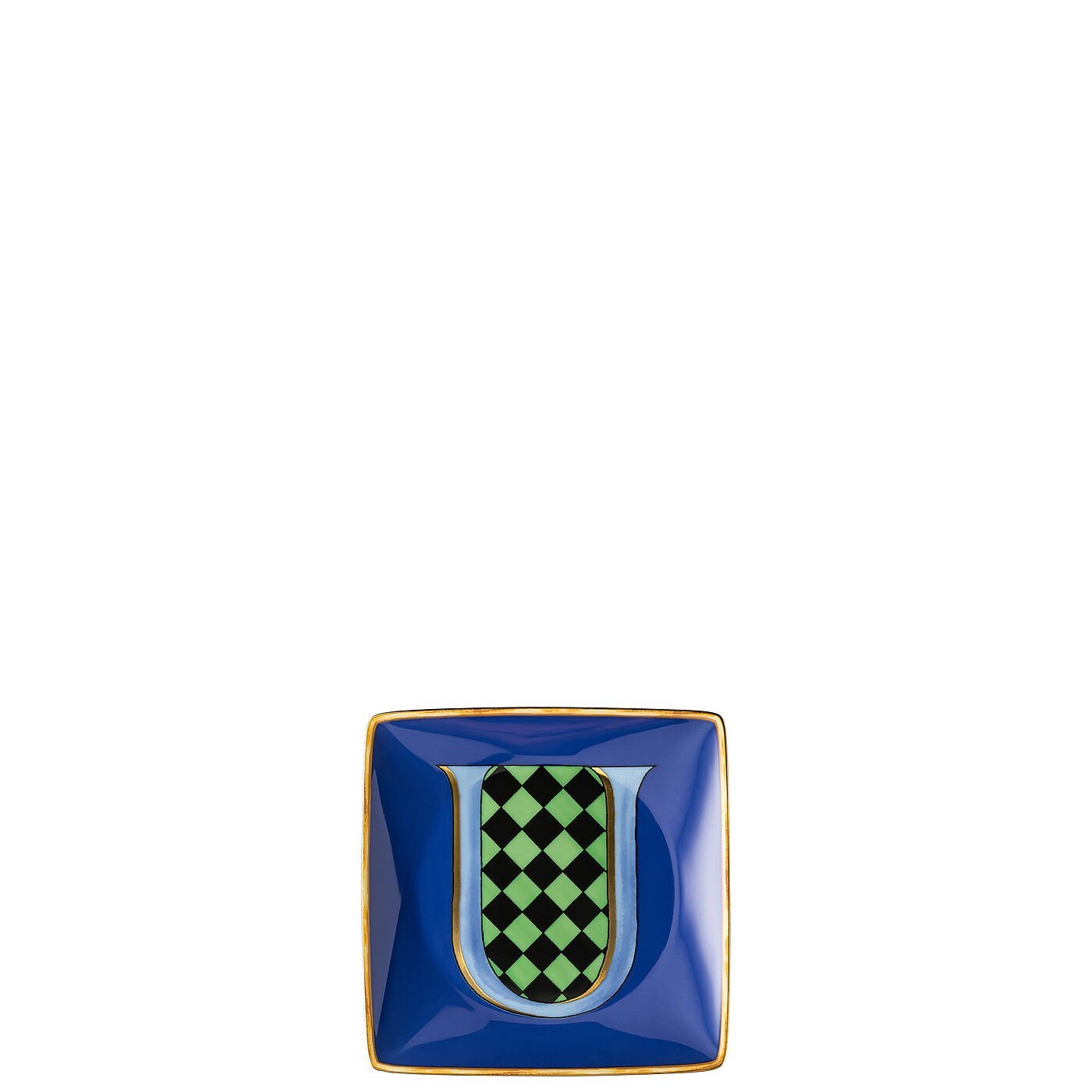 Holiday Alphabet 12cm Kare Tabak- U