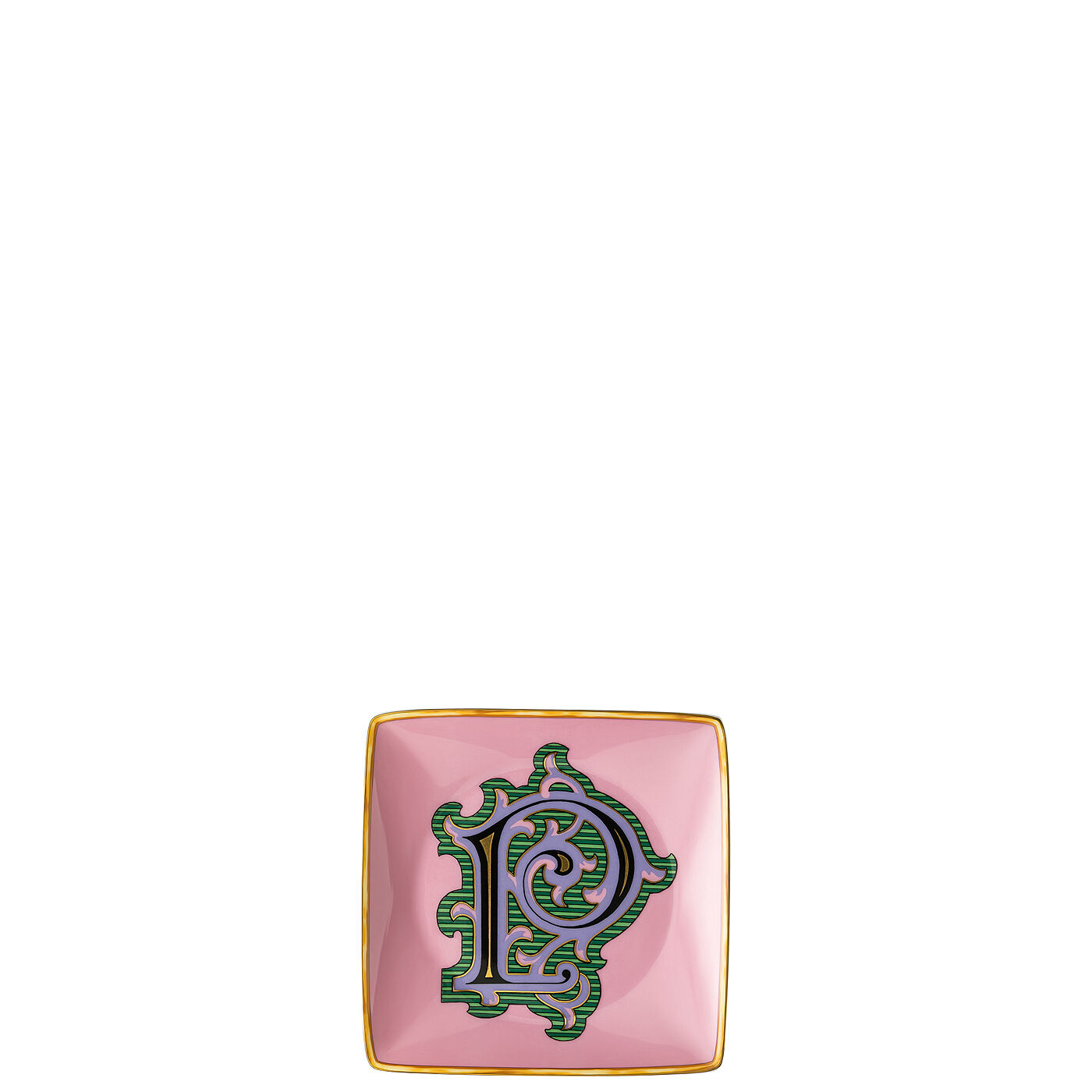 Holiday Alphabet 12cm Kare Tabak- P