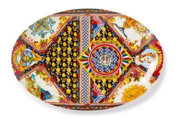 Rosalia Porselen Oval Tabak 41 X 27 Cm