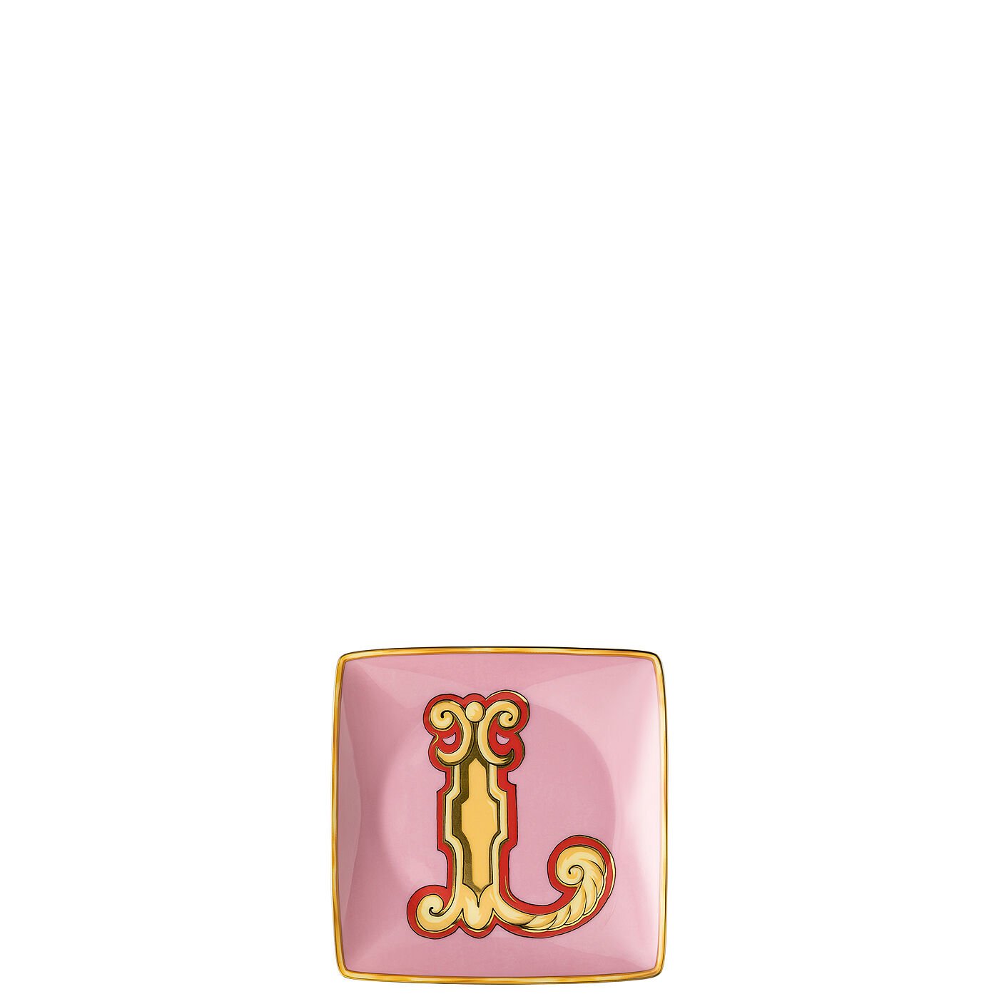 Holiday Alphabet 12cm Kare Tabak- L