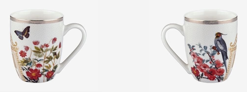 Beyaz Porselen Kupa 300 ml