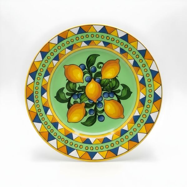 Limonaia Pasta Tabağı Yeşil 22 cm