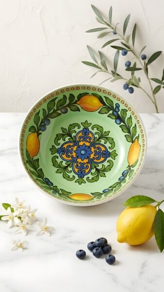 Limonaia Kase Yeşil 20 cm