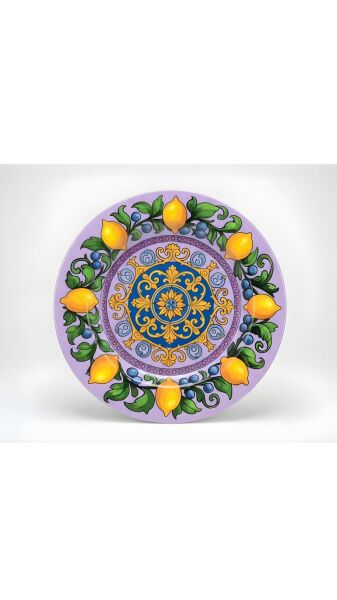 Limonaia Yemek Tabağı Mor 28 cm