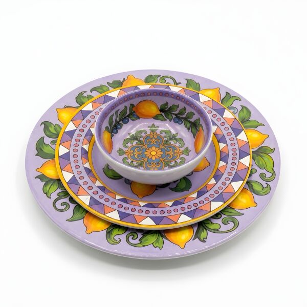 Limonaia Yemek Tabağı Mor 28 cm