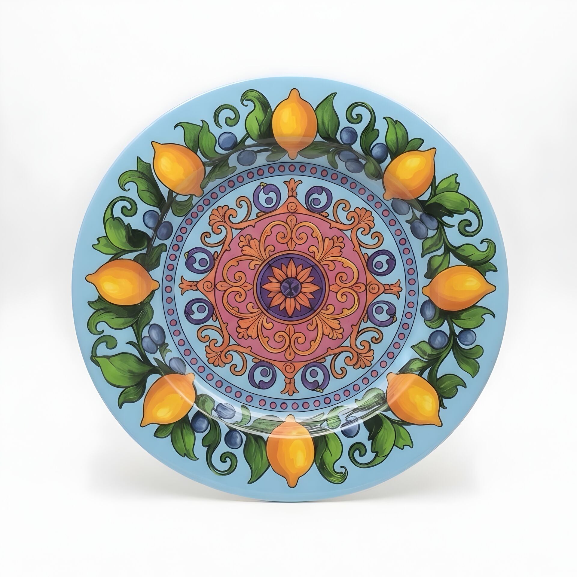 Limonaia Yemek Tabağı Mavi 28 cm