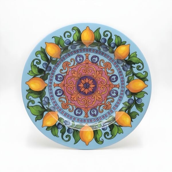 Limonaia Yemek Tabağı Mavi 28 cm