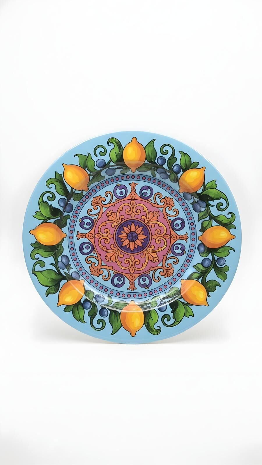 Limonaia Yemek Tabağı Mavi 28 cm