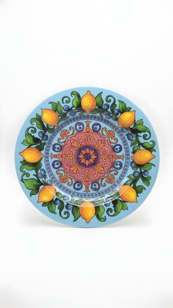 Limonaia Yemek Tabağı Mavi 28 cm