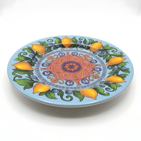 Limonaia Yemek Tabağı Mavi 28 cm