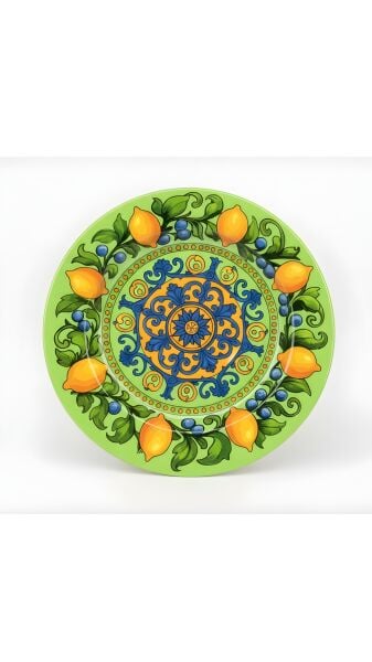 Limonaia Yemek Tabağı Yeşil 28 cm