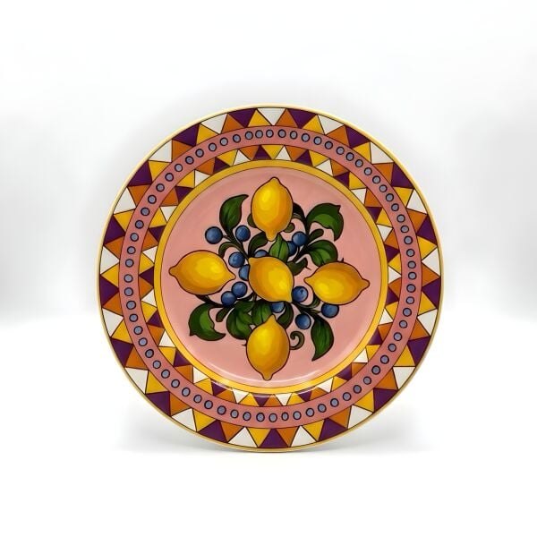 Limonaia Pasta Tabağı Pembe 22 cm