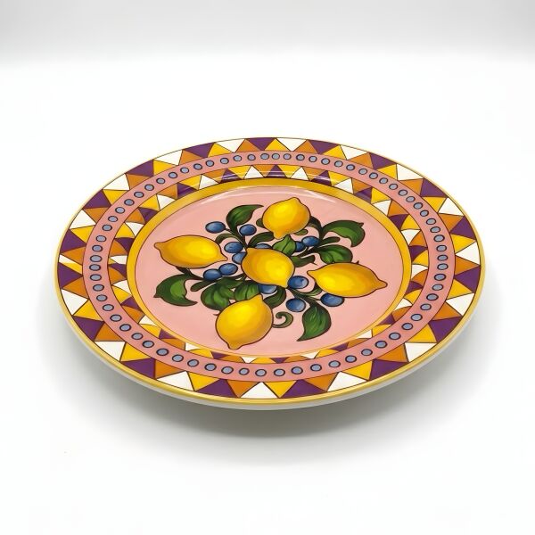 Limonaia Pasta Tabağı Pembe 22 cm