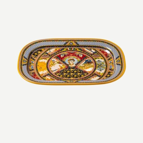 Rosalia Melamin Tepsi 44 X 32 Cm