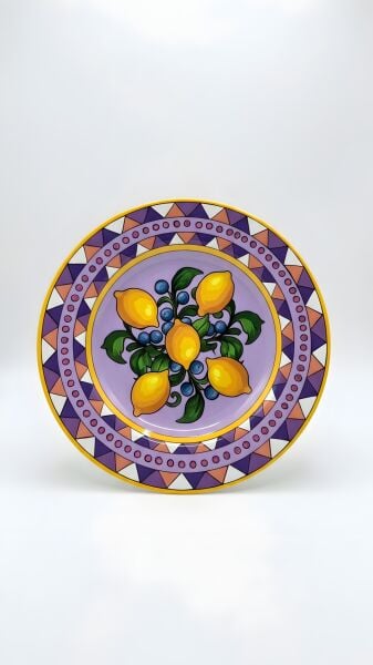Limonaia Pasta Tabağı Mor 22 cm
