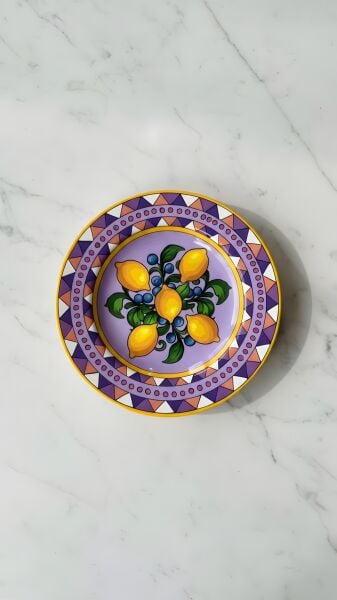 Limonaia Pasta Tabağı Mor 22 cm