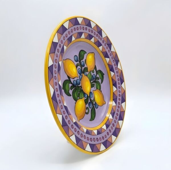 Limonaia Pasta Tabağı Mor 22 cm