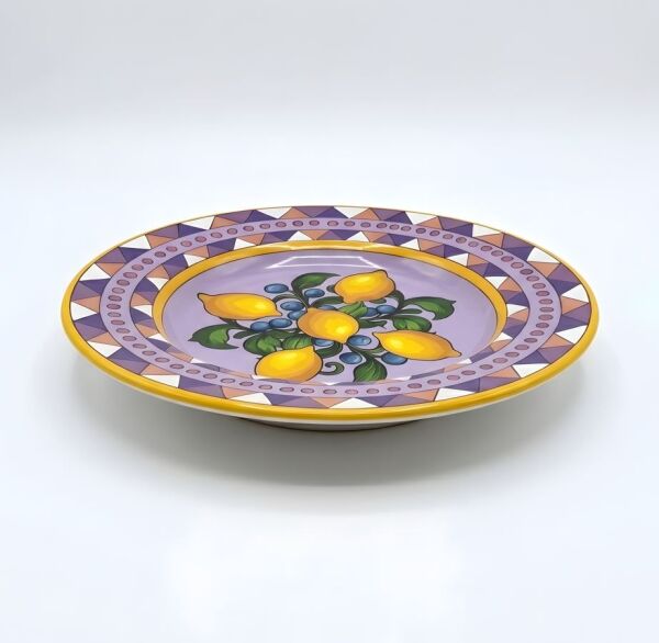 Limonaia Pasta Tabağı Mor 22 cm