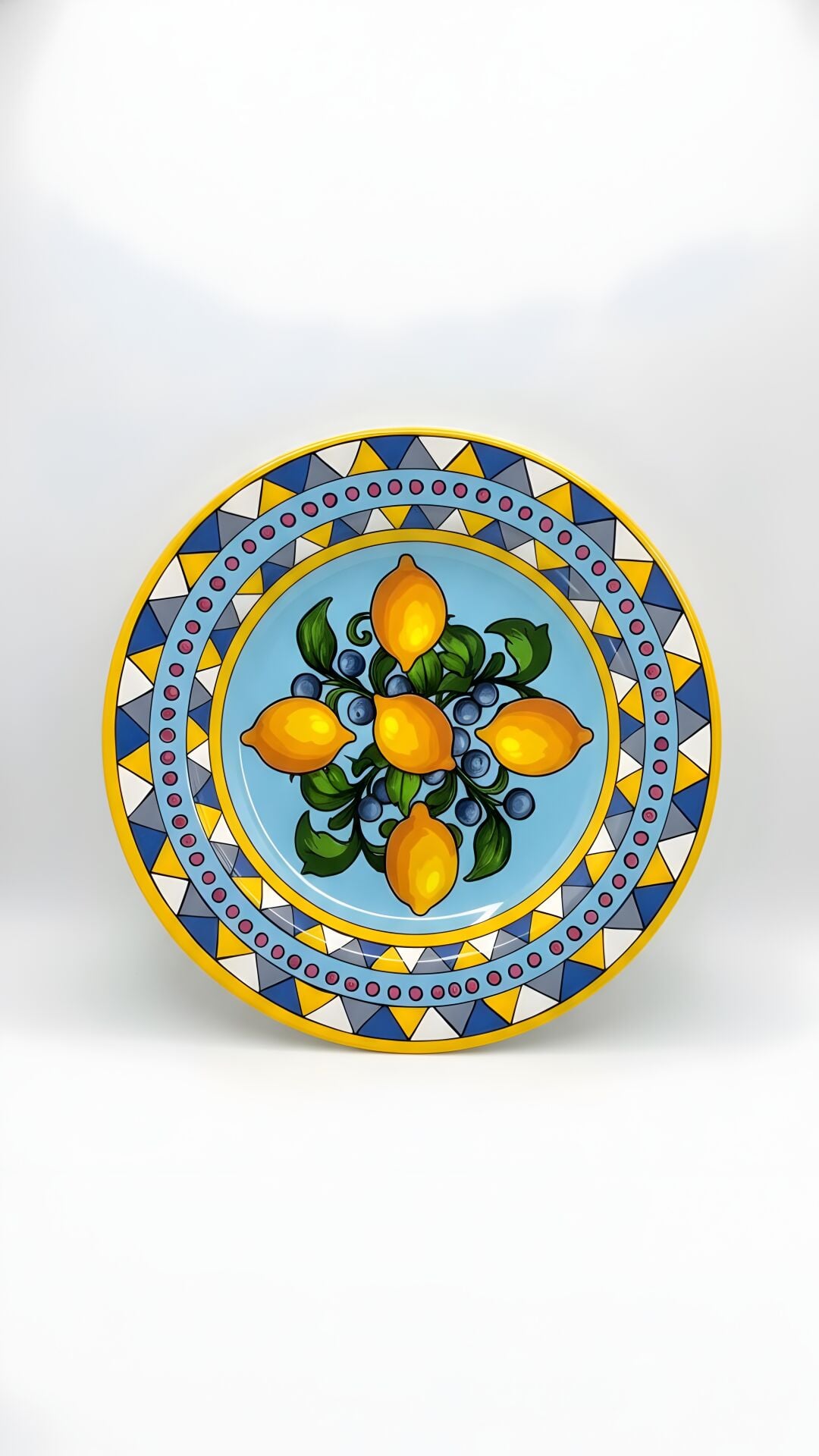 Limonaia Pasta Tabağı Mavi 22 cm