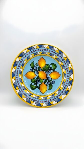 Limonaia Pasta Tabağı Mavi 22 cm
