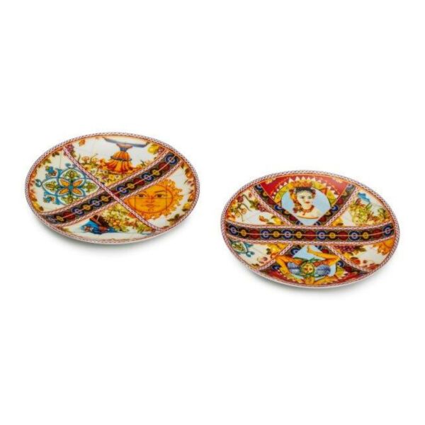 Rosalia İkili Porselen Tabak Seti 19 Cm