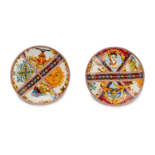 Rosalia İkili Porselen Tabak Seti 19 Cm